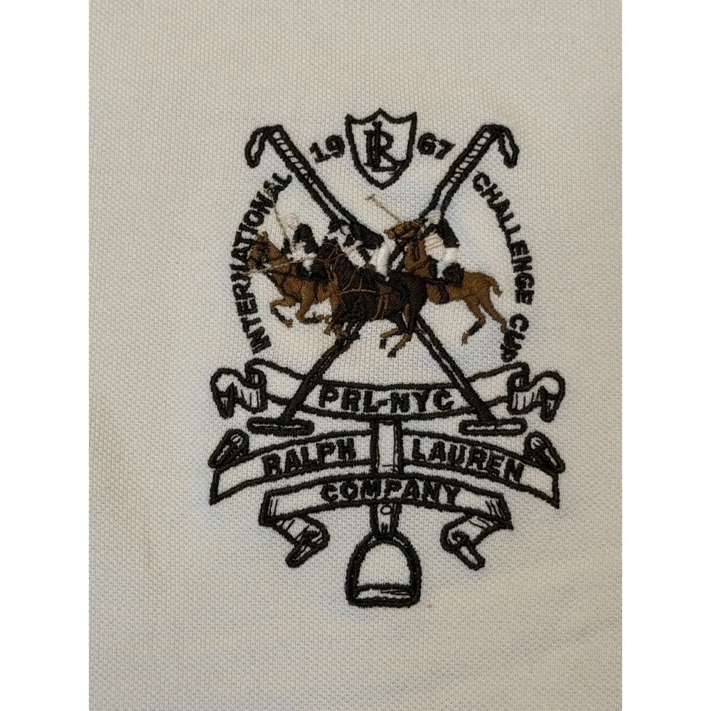 Polo Ralph Lauren NYC Embroidered Triple Pony Mesh Polo Mens XXL/TTG